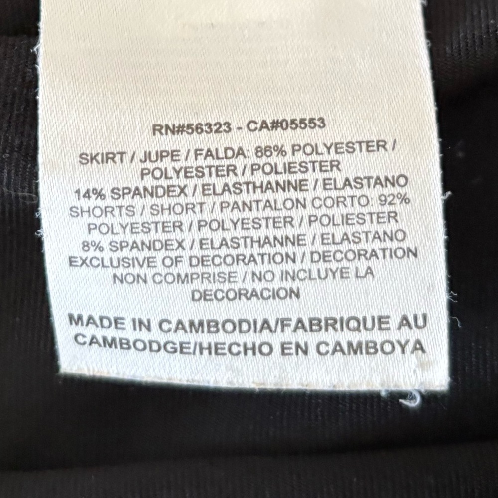 Nike Dri-FIT Victory Flounce Black Skort Size Small - Picture 12 of 14